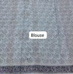 Baby blue soft cotton saree Bouse
