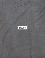 Black Soft Cotton Saree blouse