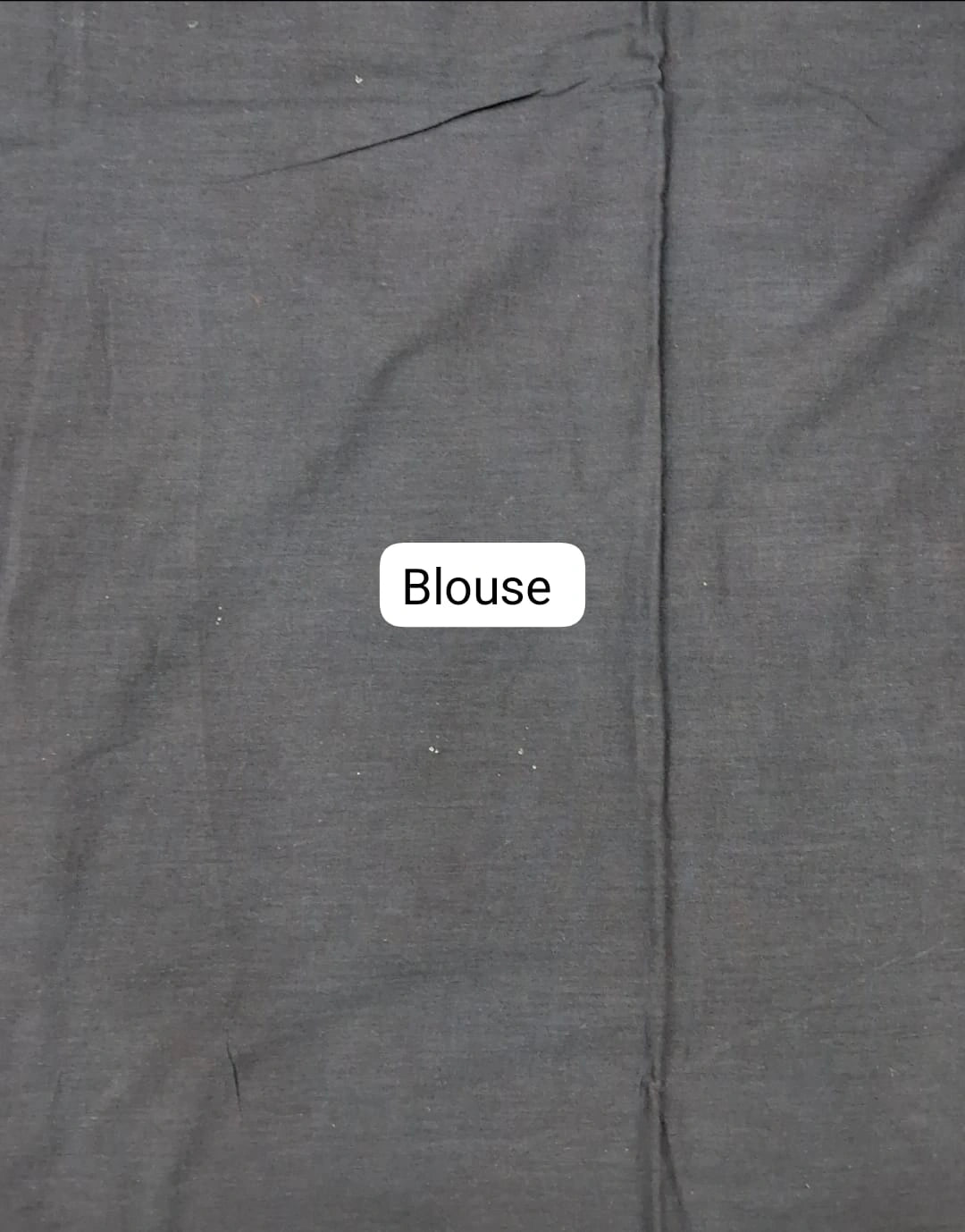 Black Soft Cotton Saree blouse