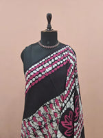 Black Soft Cotton Saree 1