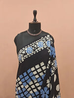 Traditional Black Soft Cotton Saree 1