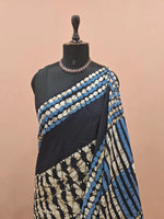 Classic Black Soft Cotton Saree 1
