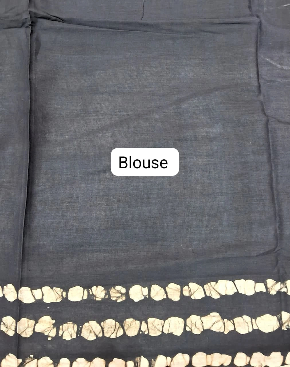 Classic Black Soft Cotton Saree blouse