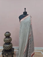 Beige Soft Cotton Saree 