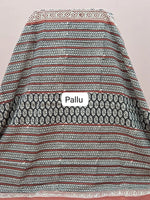Beige Soft Cotton Saree pallu