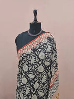 Black Soft Cotton Saree 1