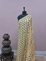 Light Yellow Pure Soft Cotton Saree 