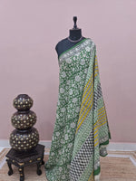 Green Soft Cotton Saree 