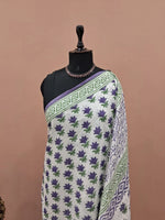 White Soft Cotton Saree 1