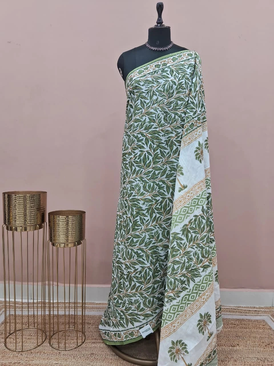Light Sky Blue Soft Cotton Saree
