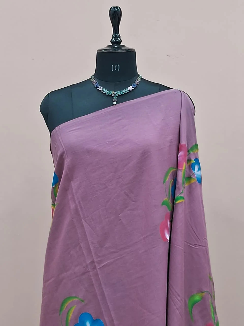 Onion Pink Soft Cotton Saree 1