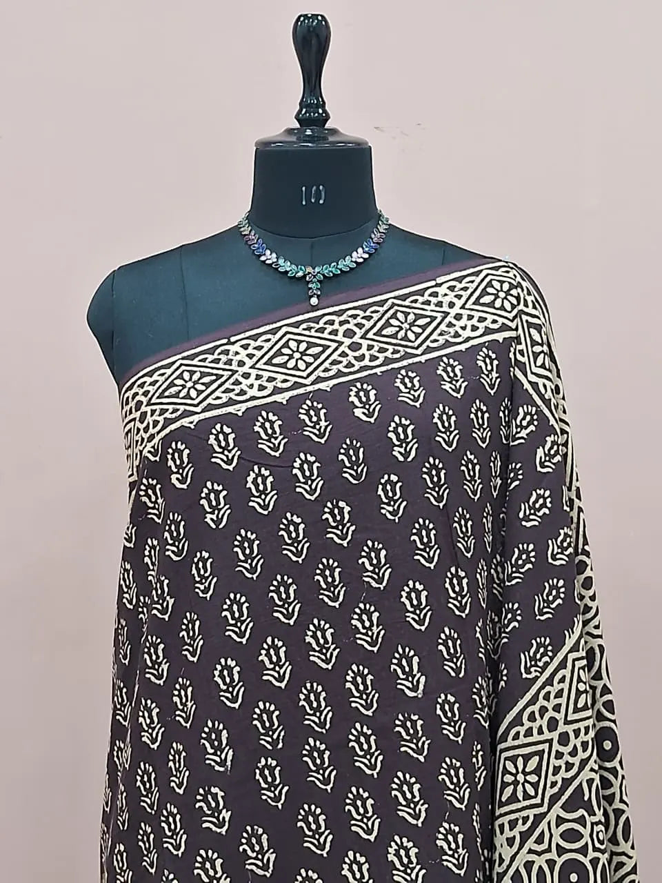 Walnut Brown Soft Cotton Saree 1