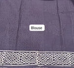Walnut Brown Soft Cotton Saree blouse