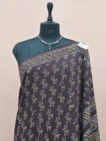 Walnut Brown Pure Soft Cotton Saree 1