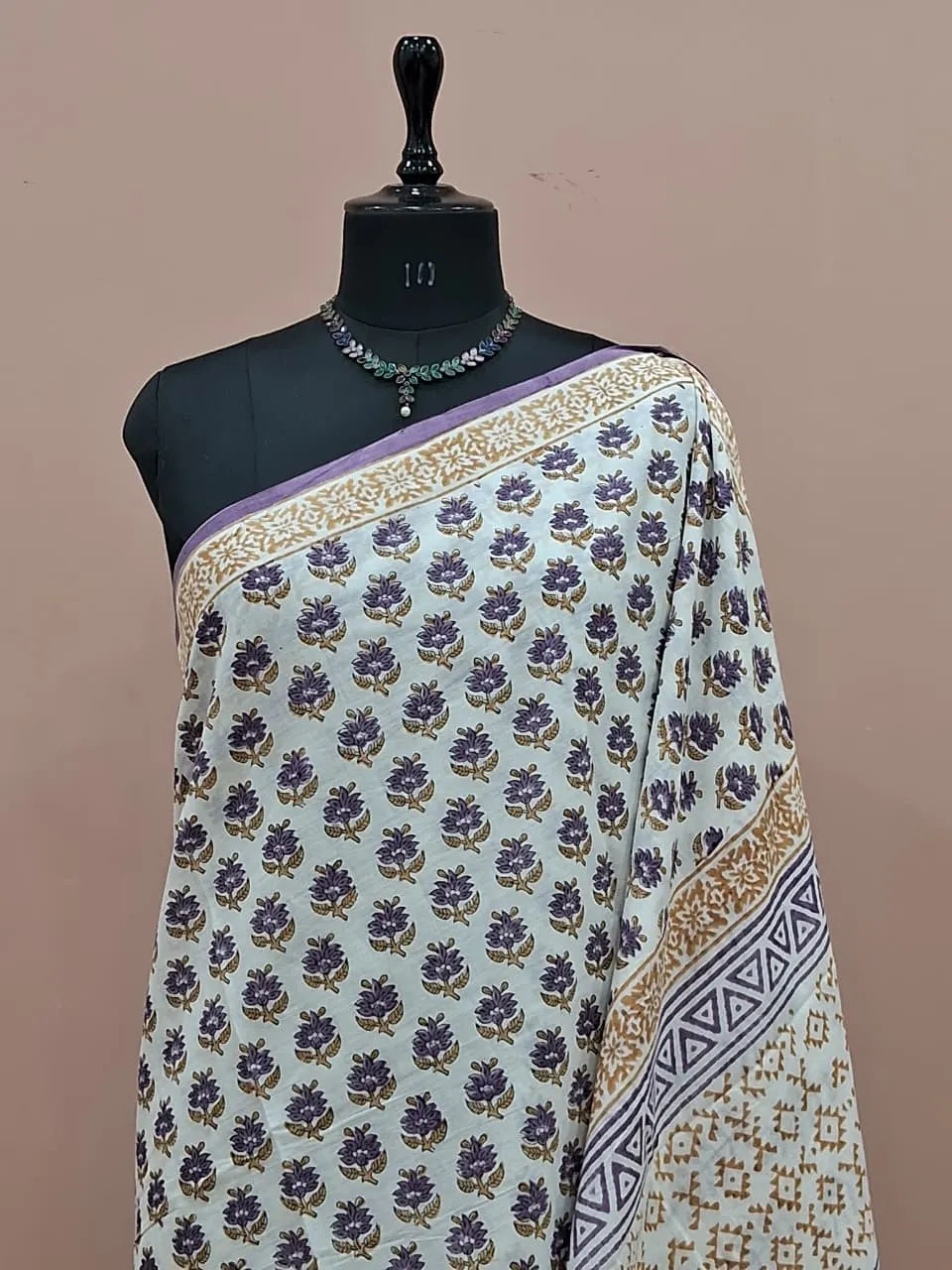 White Soft Cotton Saree 1