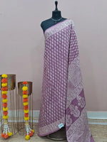 Onion Pink Pure Soft Cotton Saree 