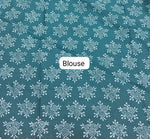 Teal Blue Pure Soft Cotton Saree blouse