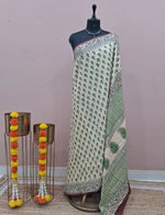 Beige Soft Cotton Saree 