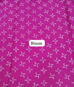 Pink Soft Cotton Saree blouse