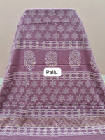 Onion Pink Soft Cotton Saree pallu