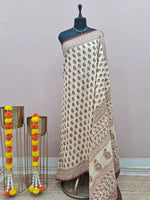 Dark Beige Soft Cotton Saree 