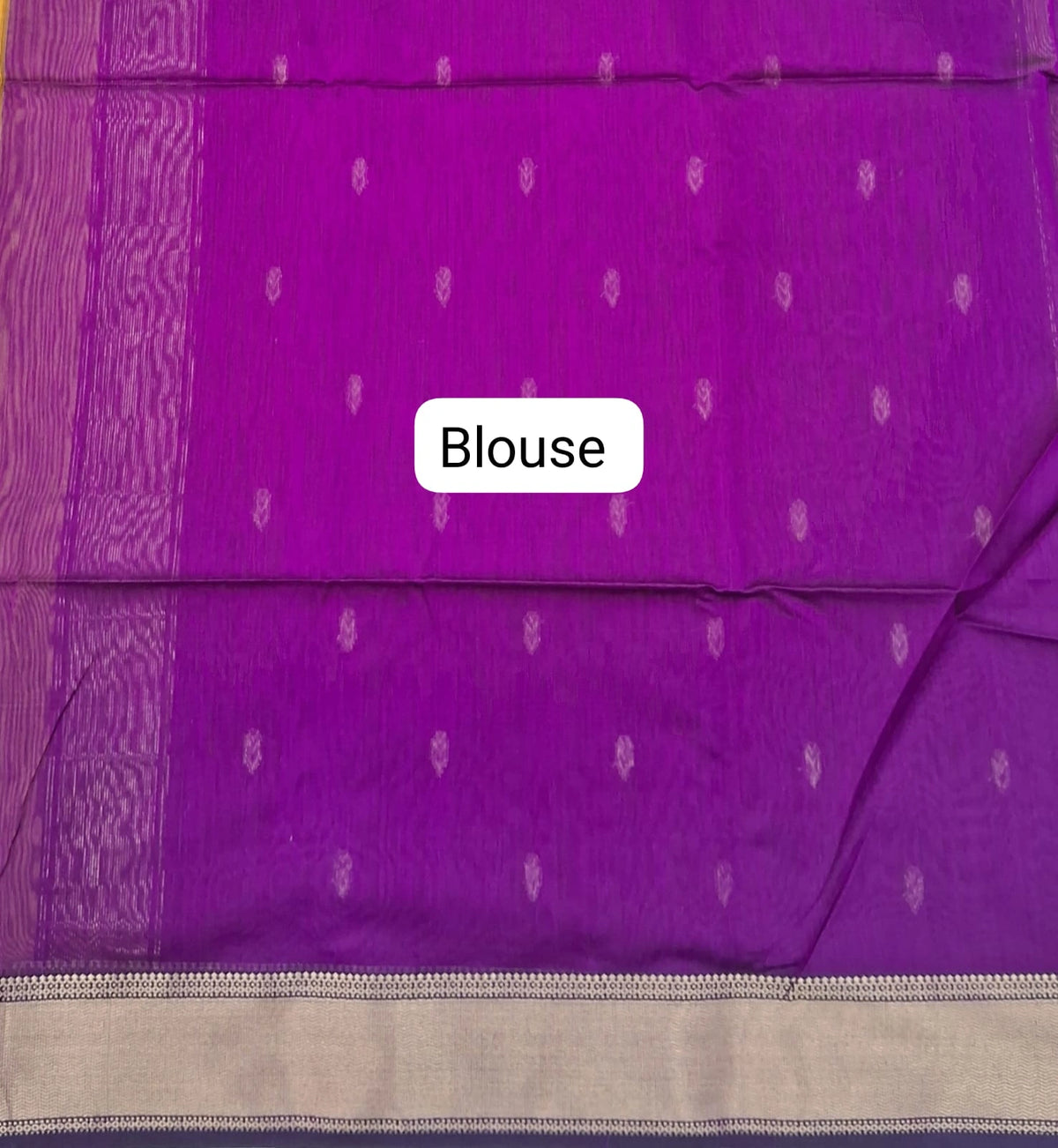 Premium Mustard Yellow Pure Maheshwari Silk Saree Blouse