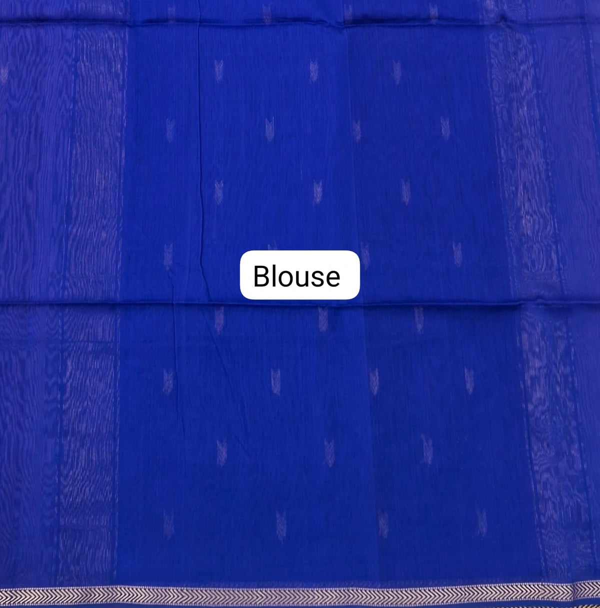 Light Lavender Pure Maheshwari Silk Saree Blouse