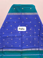 Dual Shaded Pure Maheshwari Silk Saree  pallu