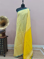 White Pure Maheshwari Silk Saree 