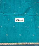 Royal Blue Pure Maheshwari Silk Saree Blouse