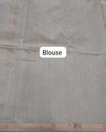 Off-White Pure Maheshwari Silk Saree Blouse