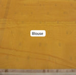 Yellow Pure Maheshwari Silk SareeBlouse