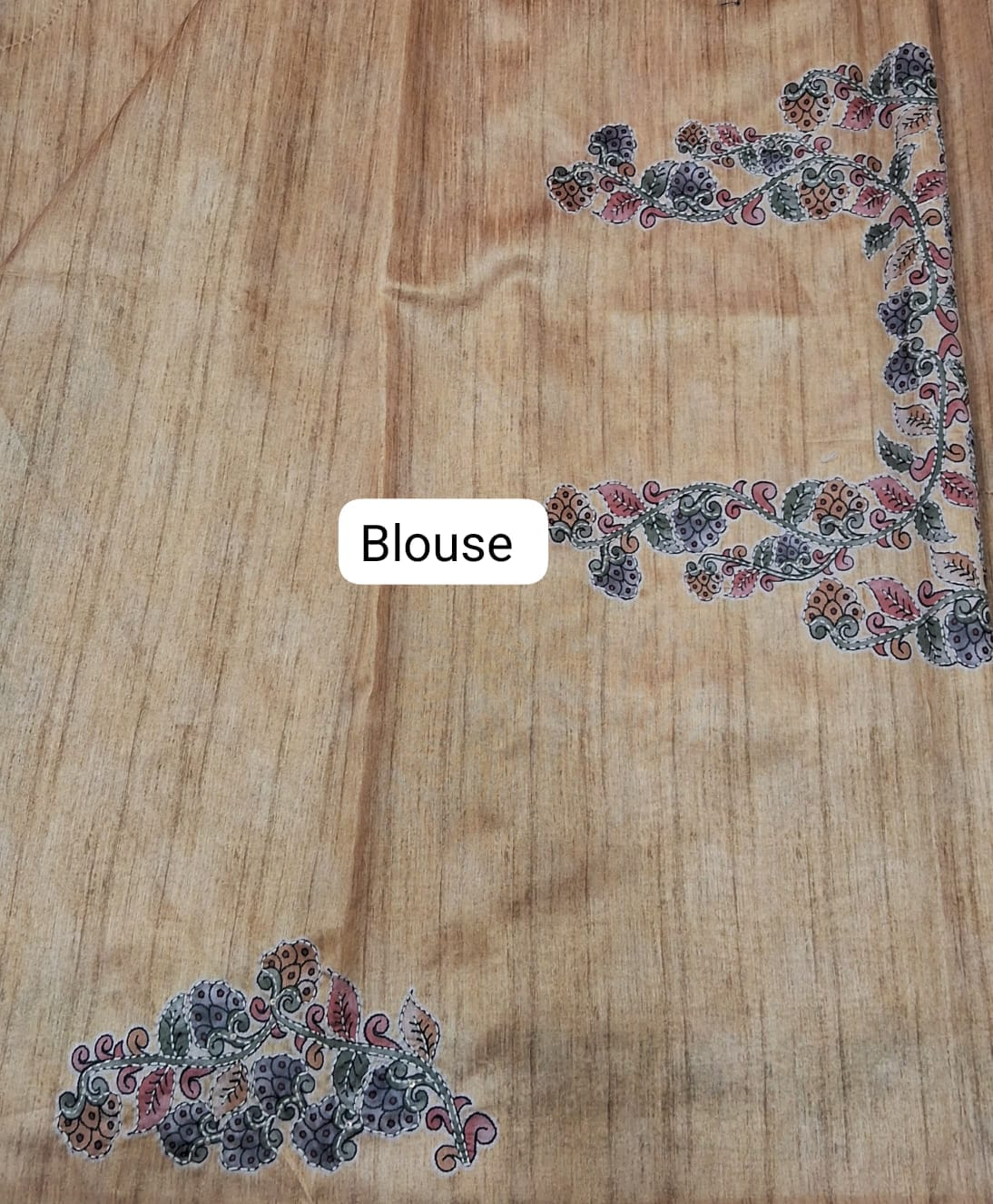 Light Yellow Tussar Saree Bouse