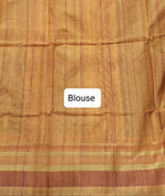 Elegant Black Semi Tussar Saree for Festive Wear Blouse