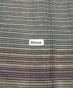 Baby Blue Semi Tussar Saree Blouse