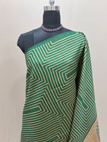 Green Semi Tussar Silk Saree Graceful Elegance