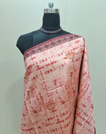 Peach Semi Tussar Saree  