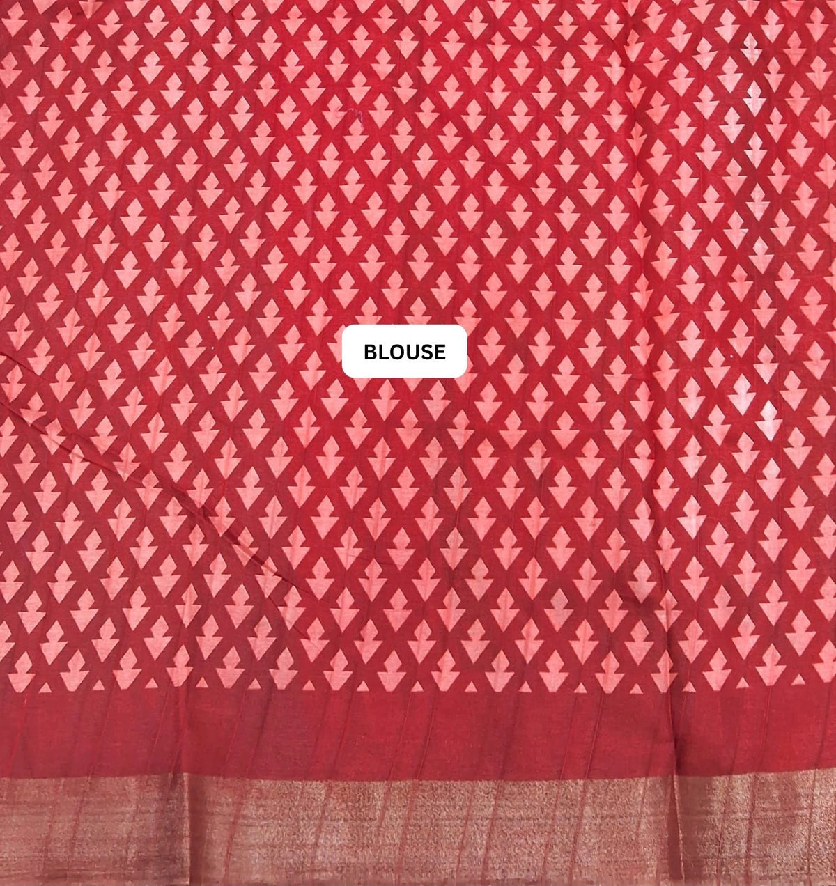 Premium Black Semi Tussar Saree blouse