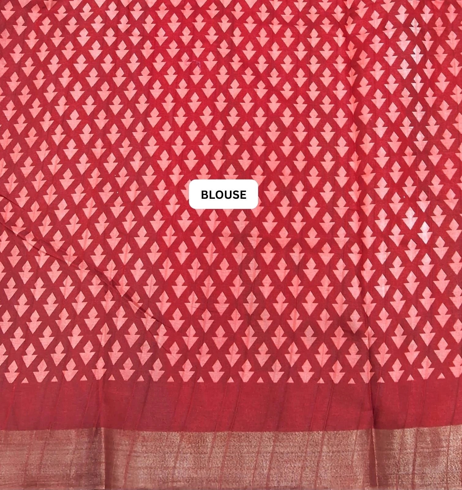 Premium Black Semi Tussar Saree blouse