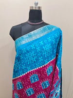 Pink Semi Tussar Saree 