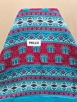 Pink Semi Tussar Saree pallu