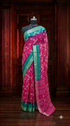 Pink Semi Tussar Saree