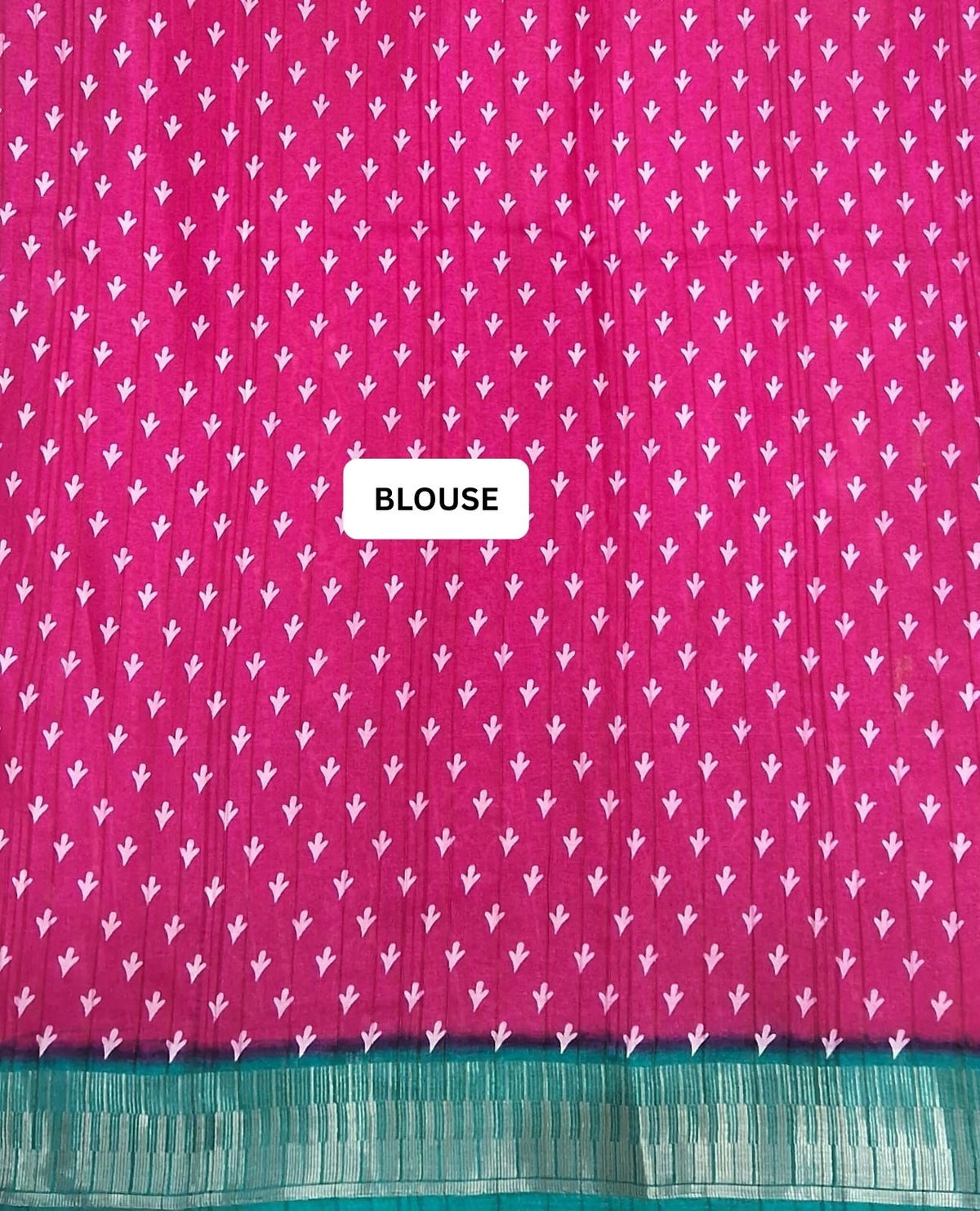 Pink Semi Tussar Saree   blouse