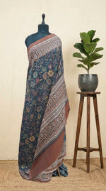 Black Gicha Tussar Saree