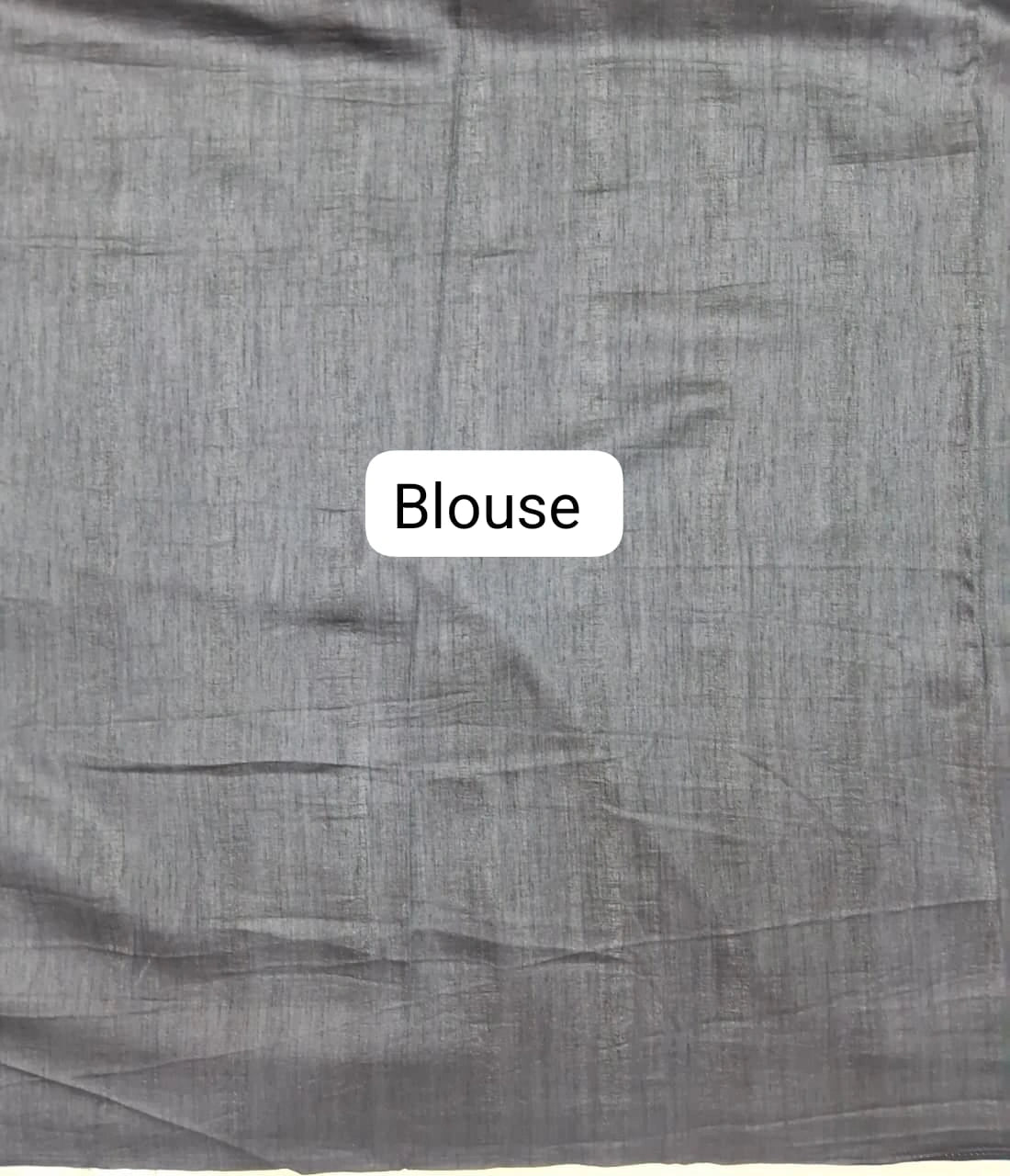 Dual Shaded and Grey Gicha Tussar Saree Blouse