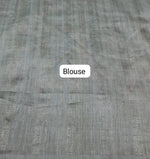 Marine Blue Gicha Tussar Saree blouse