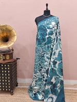 Off-White Gicha Tussar Saree 