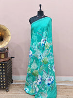 Rama Green Gicha Tussar Saree