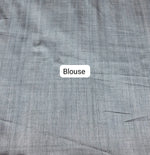 Elephant Grey Gicha Tussar Saree Blouse