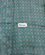 Red Semi Tussar Saree Blouse